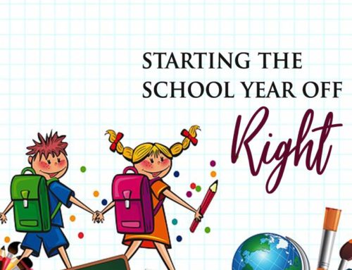 Back to school – starting the school year off right